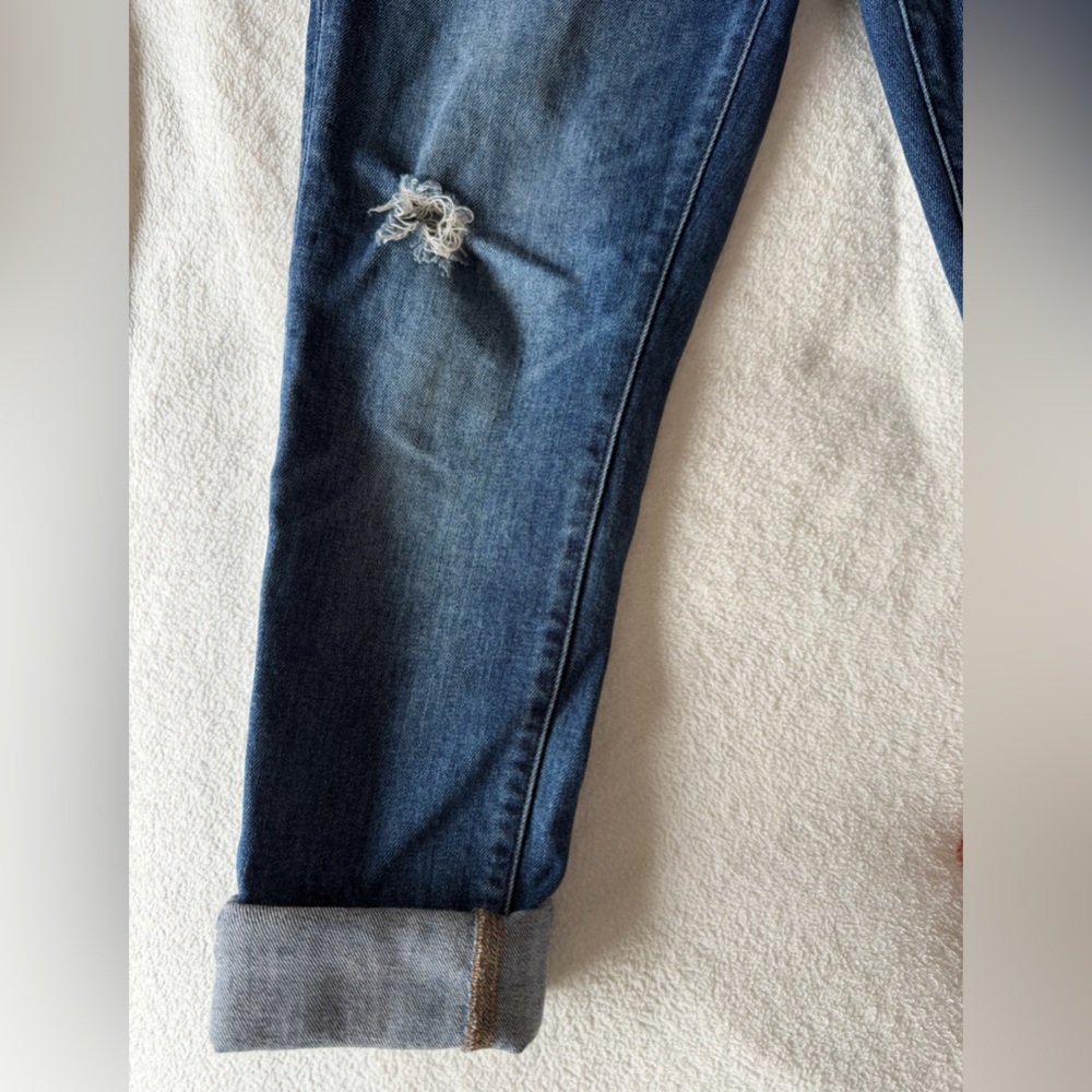 Flying Monkey Distressed Mid-Rise Skinny Jeans - Medium Wash - Size 26 - Picture 6 of 7